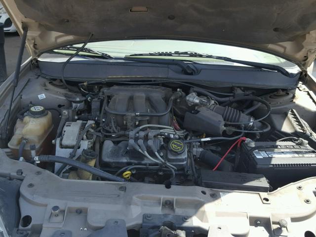 1FAFP56215A223070 - 2005 FORD TAURUS SEL GOLD photo 7