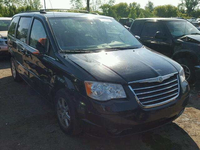 2A8HR54PX8R727704 - 2008 CHRYSLER TOWN & COU BLACK photo 1