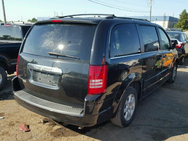 2A8HR54PX8R727704 - 2008 CHRYSLER TOWN & COU BLACK photo 4