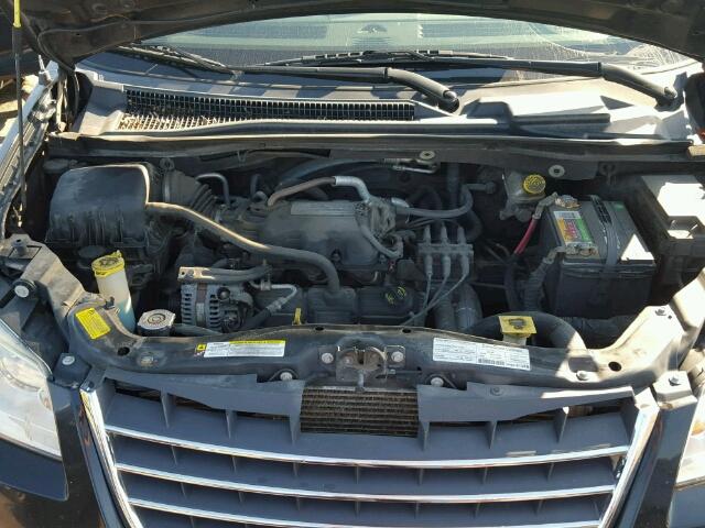 2A8HR54PX8R727704 - 2008 CHRYSLER TOWN & COU BLACK photo 7