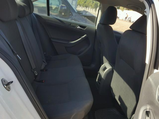 3VW2K7AJ0DM274866 - 2013 VOLKSWAGEN JETTA BASE Սպիտակ լուսանկար 6