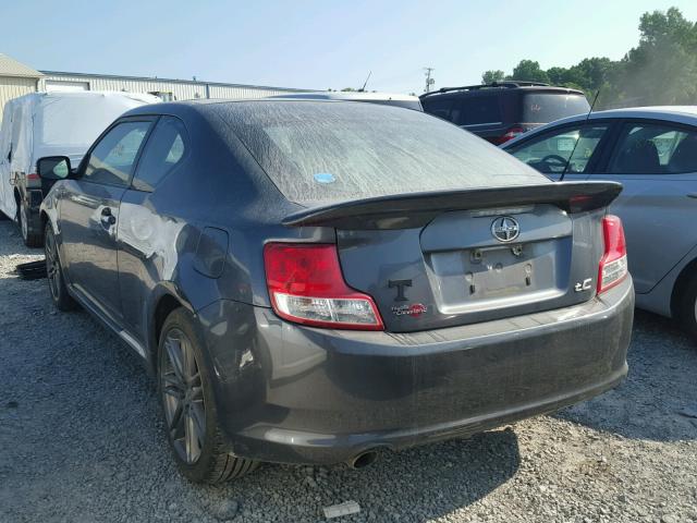 JTKJF5C76B3015587 - 2011 TOYOTA SCION TC 灰色 照片 3