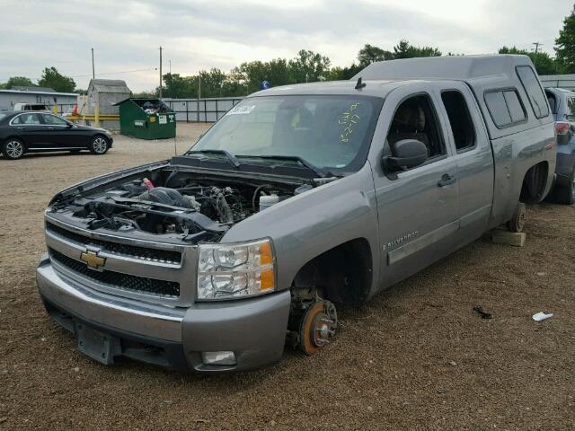 2GCEK19J381104256 - 2008 CHEVROLET SILVERADO GRAY photo 2