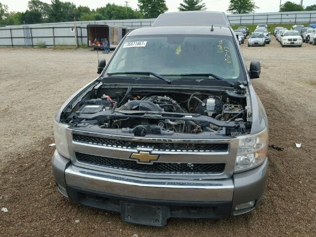 2GCEK19J381104256 - 2008 CHEVROLET SILVERADO GRAY photo 9