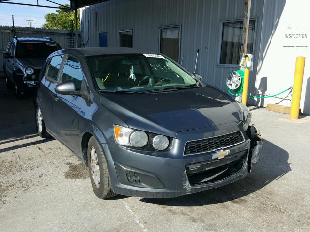 1G1JA6SH5C4175857 - 2012 CHEVROLET SONIC LS GRAY photo 1