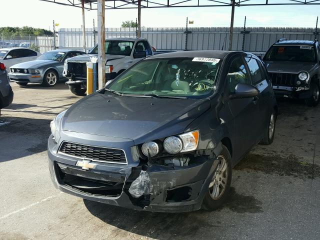 1G1JA6SH5C4175857 - 2012 CHEVROLET SONIC LS GRAY photo 2