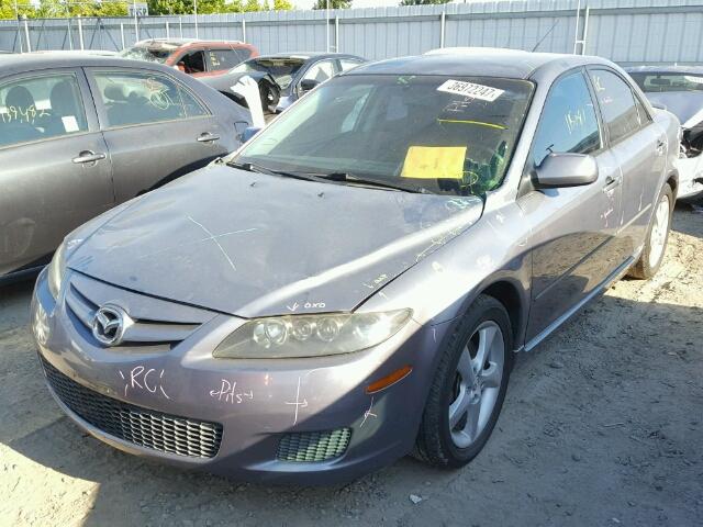 1YVHP80D075M41036 - 2007 MAZDA MAZDA6S GRAY photo 2