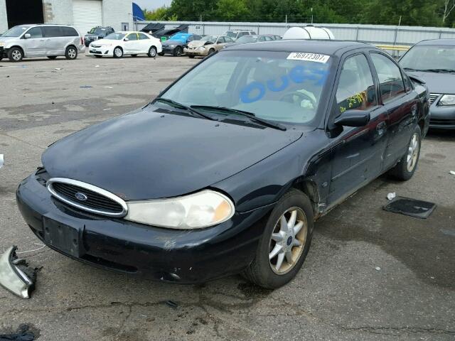 1FAFP66L1YK138047 - 2000 FORD CONTOUR SE BLACK photo 2