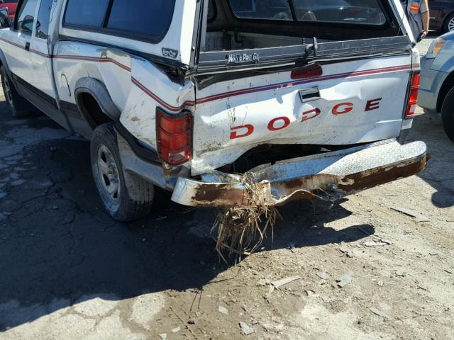 1B7GL23XXRS709854 - 1994 DODGE DAKOTA WHITE photo 9