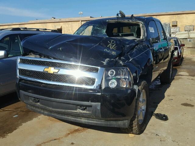 2GCEK13C581125474 - 2008 CHEVROLET SILVERADO BLACK photo 2