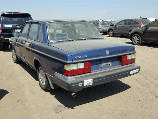 YV1AA8841M1446921 - 1991 VOLVO 240 BLUE photo 3