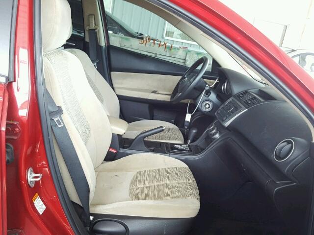 1YVHZ8BH0A5M38963 - 2010 MAZDA 6 I RED photo 5