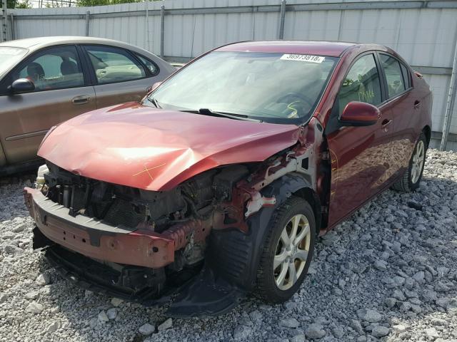 JM1BL1SF9A1235905 - 2010 MAZDA 3 I RED photo 2