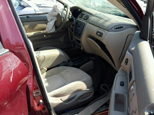 1MEFM50U14A626010 - 2004 MERCURY SABLE GS MAROON photo 5