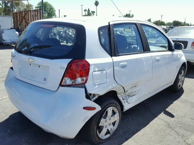 KL1TD66638B174569 - 2008 CHEVROLET AVEO BASE Ağ foto 4