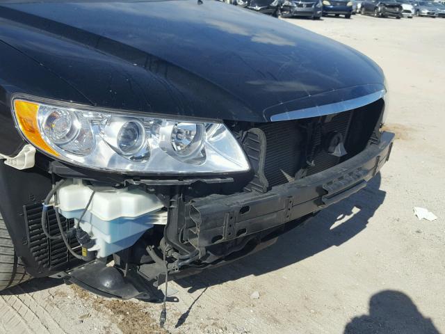 KMHFC46FX6A109844 - 2006 HYUNDAI AZERA SE BLACK photo 9