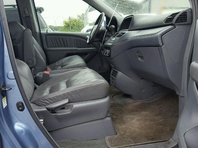 5FNRL38786B119068 - 2006 HONDA ODYSSEY EX BLUE photo 5