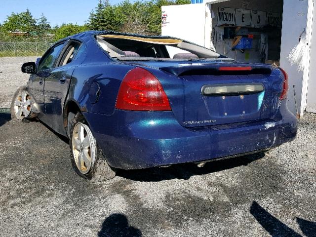 2G2WP522051154175 - 2005 PONTIAC GRAND PRIX BLUE photo 3