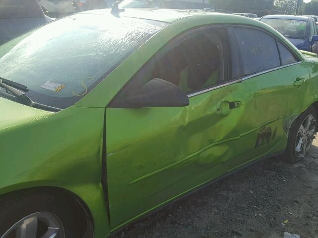 1G2ZH57N684153439 - 2008 PONTIAC G6 GT GREEN photo 9