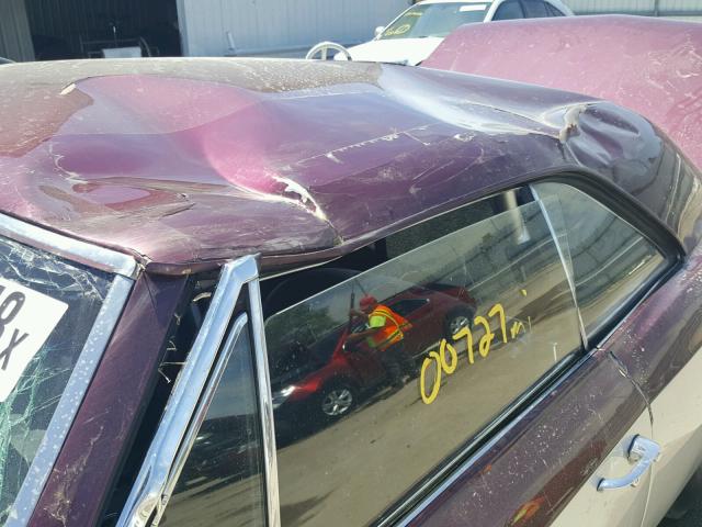 136177A152423 - 1967 CHEVROLET CHEVELL SS MAROON photo 10