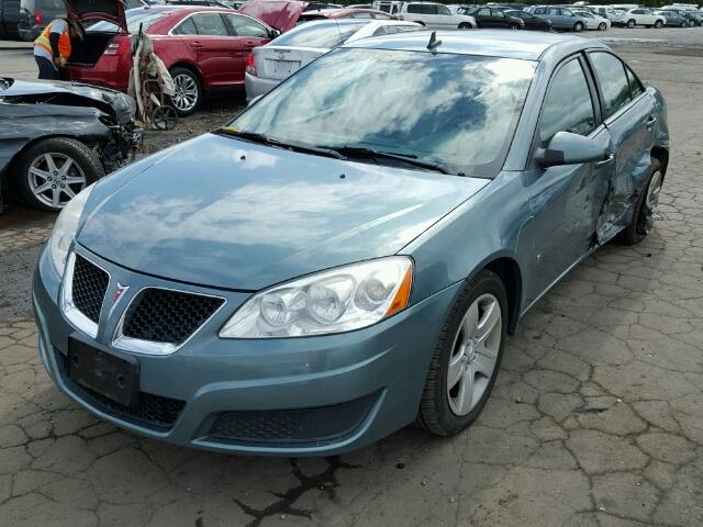 1G2ZJ57B694247493 - 2009 PONTIAC G6 GREEN photo 2