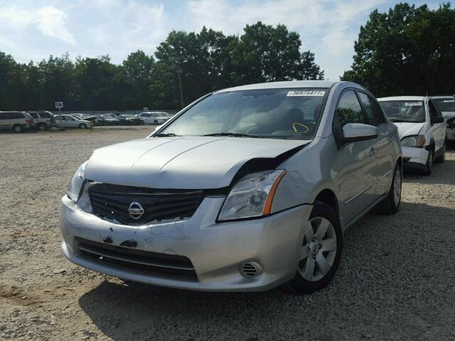 3N1AB6AP6BL652725 - 2011 NISSAN SENTRA 2.0 SILVER photo 2