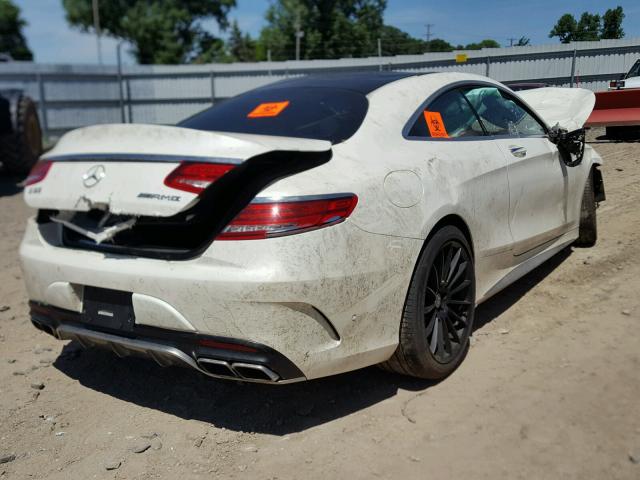 WDDXJ7JB1FA002160 - 2015 MERCEDES-BENZ S 63 AMG WHITE photo 4