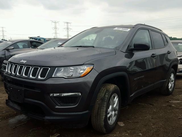 3C4NJDAB0HT642520 - 2017 JEEP COMPASS SP GRAY photo 2