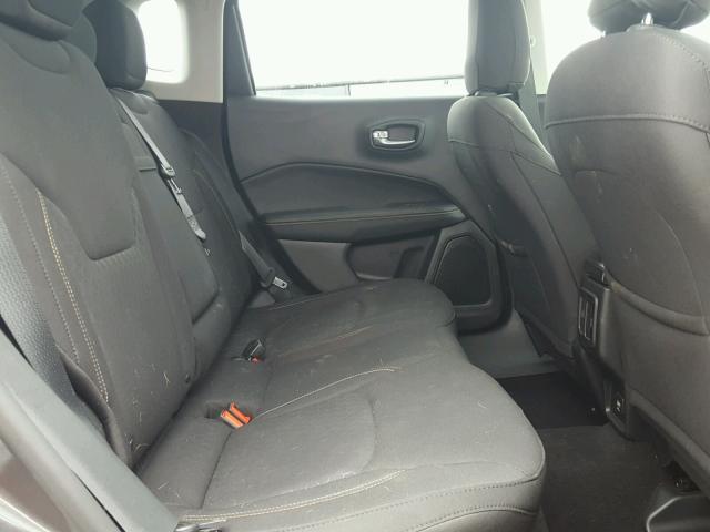 3C4NJDAB0HT642520 - 2017 JEEP COMPASS SP GRAY photo 6