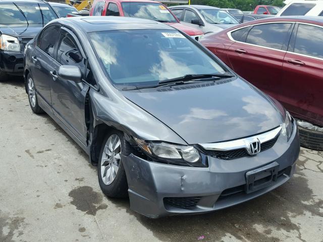 2HGFA1F91AH545612 - 2010 HONDA CIVIC EXL GRAY photo 1