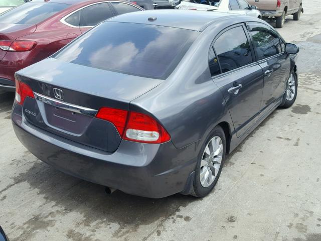 2HGFA1F91AH545612 - 2010 HONDA CIVIC EXL GRAY photo 4