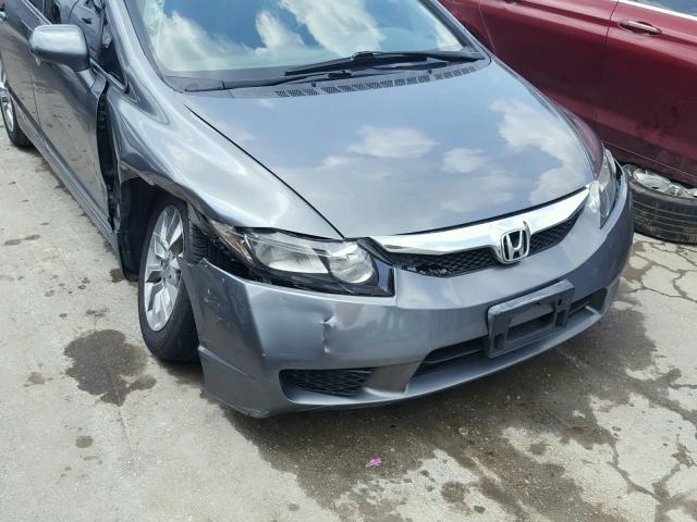 2HGFA1F91AH545612 - 2010 HONDA CIVIC EXL GRAY photo 9