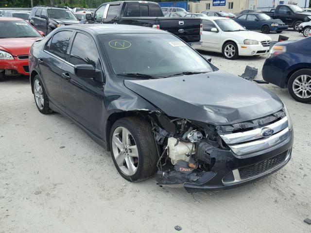 3FAHP0KC8AR136616 - 2010 FORD FUSION SPO BLACK photo 1