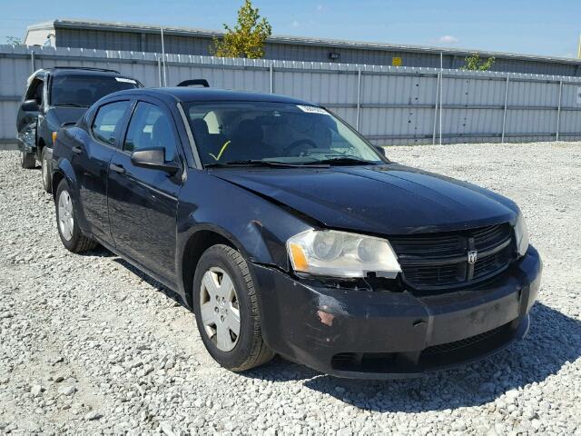 1B3LC46K28N623429 - 2008 DODGE AVENGER SE BLUE photo 1