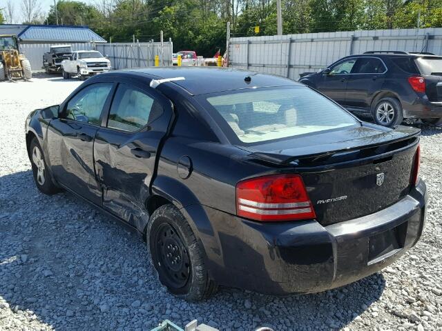 1B3LC46K28N623429 - 2008 DODGE AVENGER SE BLUE photo 3