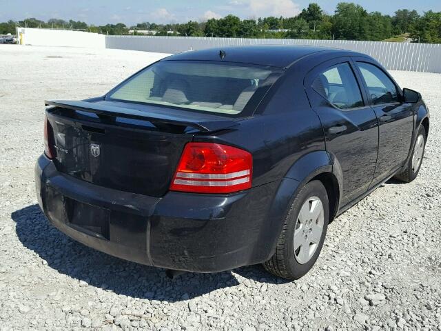 1B3LC46K28N623429 - 2008 DODGE AVENGER SE BLUE photo 4