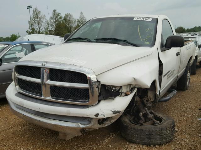3D7KU26D43G770856 - 2003 DODGE RAM 2500 S WHITE photo 2