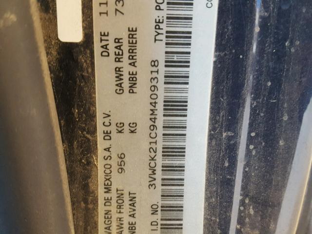 3VWCK21C94M409318 - 2004 VOLKSWAGEN NEW BEETLE 蓝色 照片 10