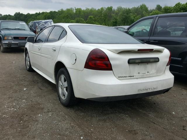 2G2WP552761289246 - 2006 PONTIAC GRAND PRIX WHITE photo 3