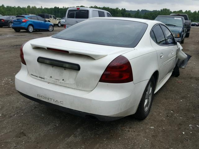 2G2WP552761289246 - 2006 PONTIAC GRAND PRIX WHITE photo 4