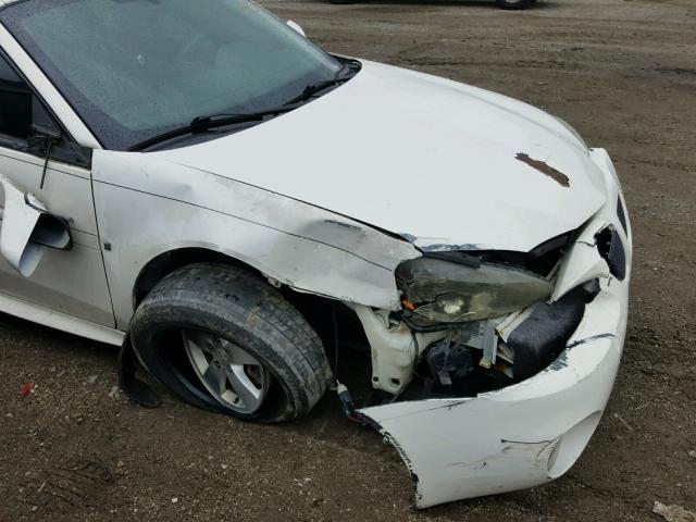 2G2WP552761289246 - 2006 PONTIAC GRAND PRIX WHITE photo 9
