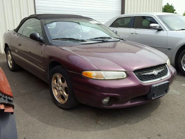 3C3EL55H2XT558930 - 1999 CHRYSLER SEBRING JX PURPLE photo 1