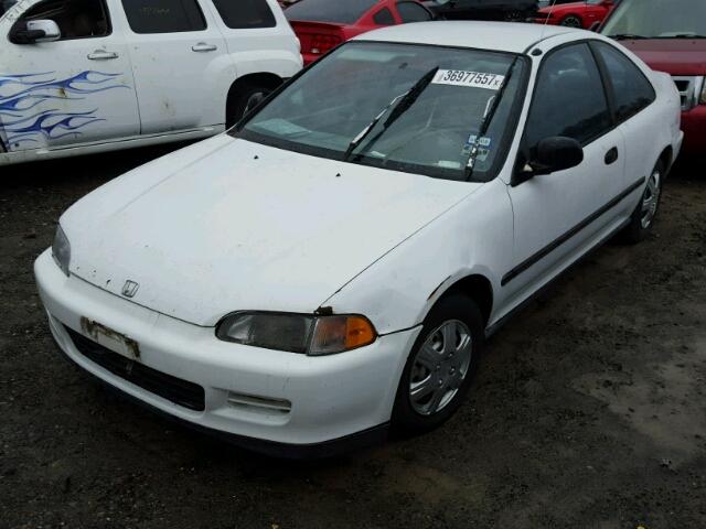 2HGEJ2127RH535108 - 1994 HONDA CIVIC DX WHITE photo 2