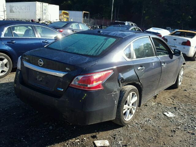 1N4AL3APXDC250106 - 2013 NISSAN ALTIMA 2.5 BLUE photo 4