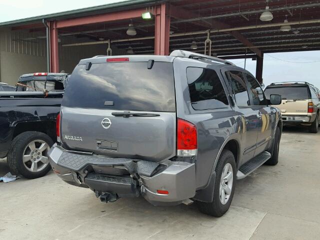 5N1AA0NC1DN610322 - 2013 NISSAN ARMADA SV SILVER photo 4