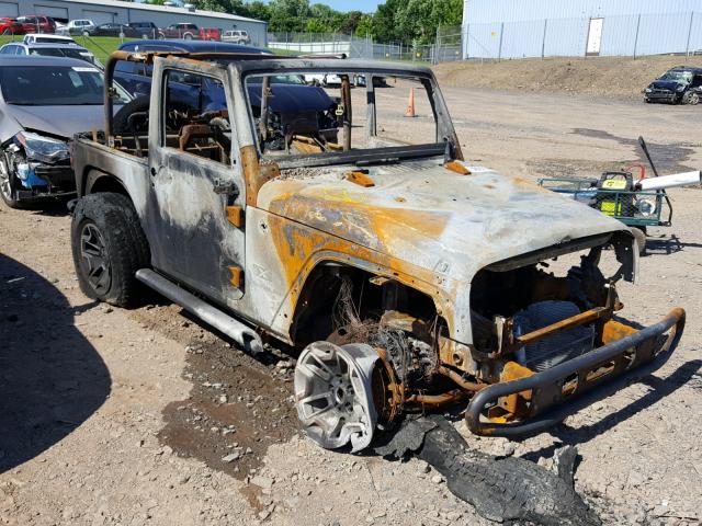 1J4FA24128L590356 - 2008 JEEP WRANGLER X BURN photo 1