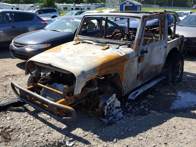 1J4FA24128L590356 - 2008 JEEP WRANGLER X BURN photo 2