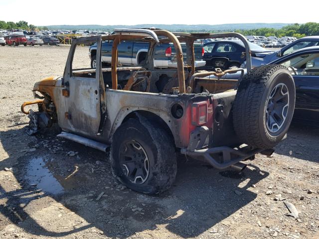 1J4FA24128L590356 - 2008 JEEP WRANGLER X BURN photo 3