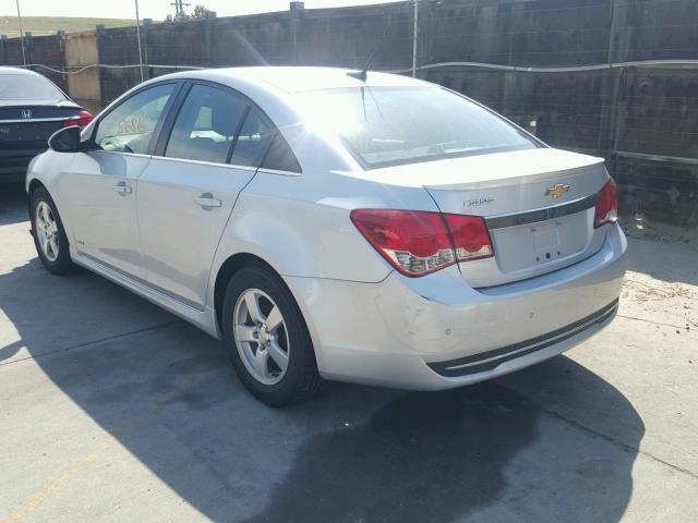 1G1PL5SC4C7187533 - 2012 CHEVROLET CRUZE LT SILVER photo 3