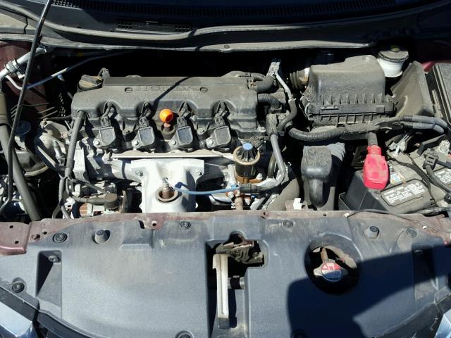 19XFB2F99EE226140 - 2014 HONDA CIVIC EXL RED photo 7